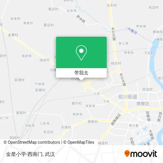 金星小学-西南门地图