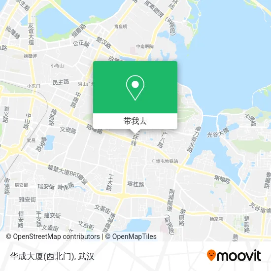 华成大厦(西北门)地图