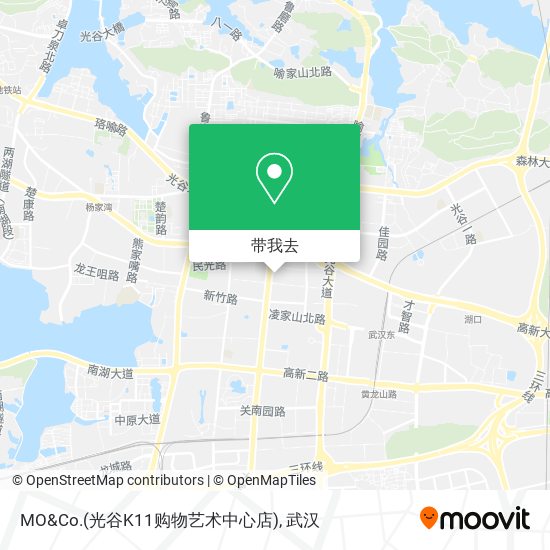 MO&Co.(光谷K11购物艺术中心店)地图