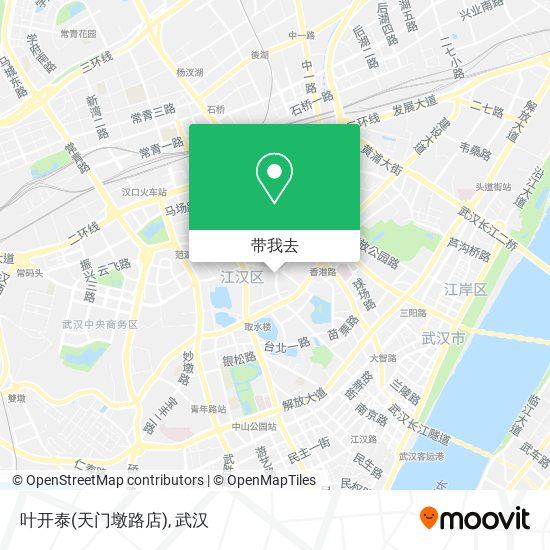 叶开泰(天门墩路店)地图