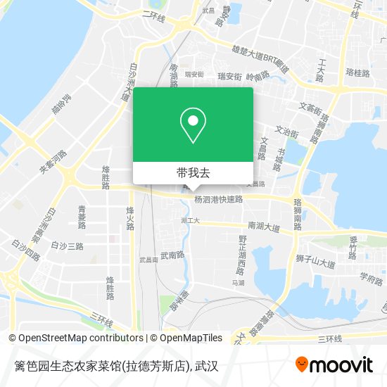 篱笆园生态农家菜馆(拉德芳斯店)地图