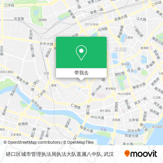 硚口区城市管理执法局执法大队直属八中队地图