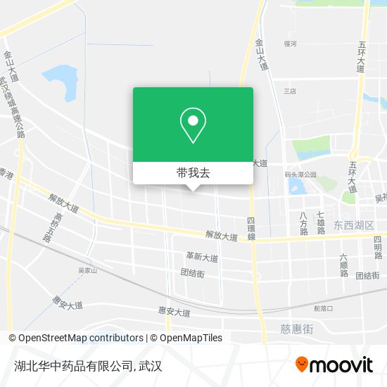湖北华中药品有限公司地图