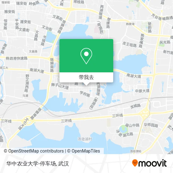 华中农业大学-停车场地图