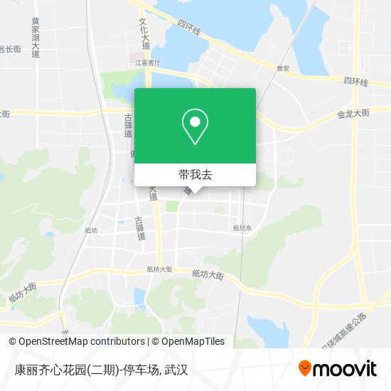 康丽齐心花园(二期)-停车场地图