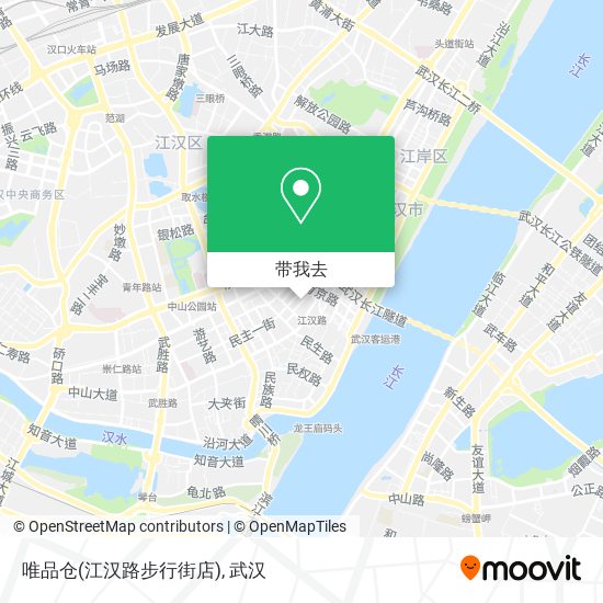 唯品仓(江汉路步行街店)地图