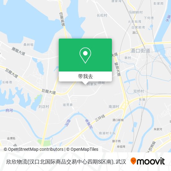 欣欣物流(汉口北国际商品交易中心四期S区南)地图