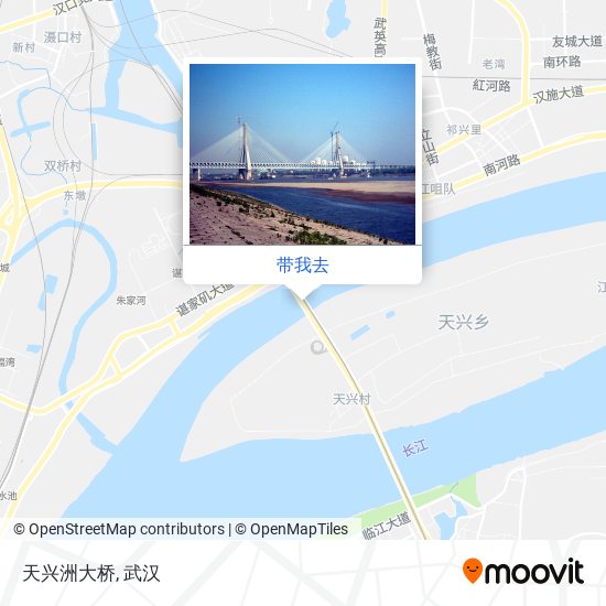 天兴洲大桥地图