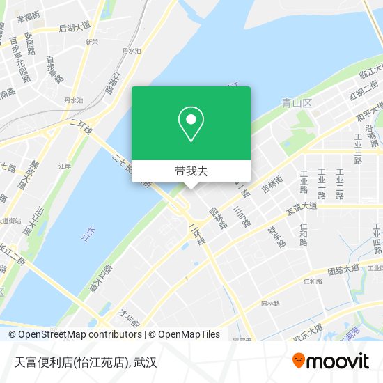 天富便利店(怡江苑店)地图