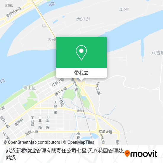 武汉新桥物业管理有限责任公司七星·天兴花园管理处地图