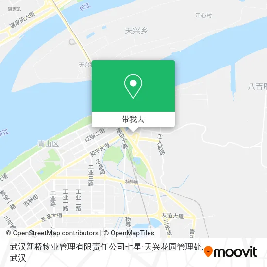 武汉新桥物业管理有限责任公司七星·天兴花园管理处地图