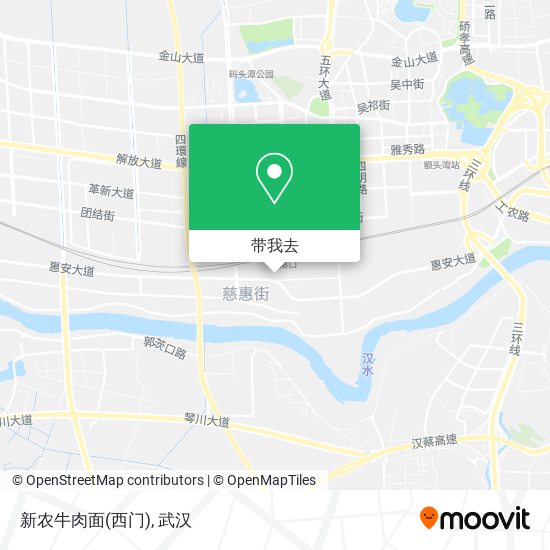 新农牛肉面(西门)地图