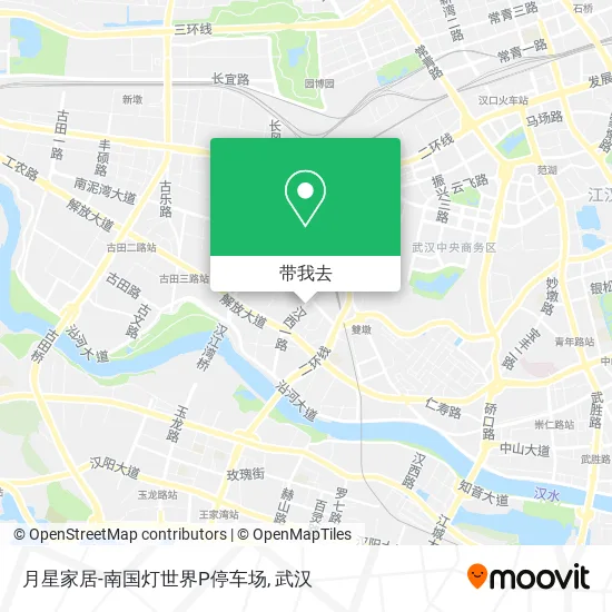 月星家居-南国灯世界P停车场地图