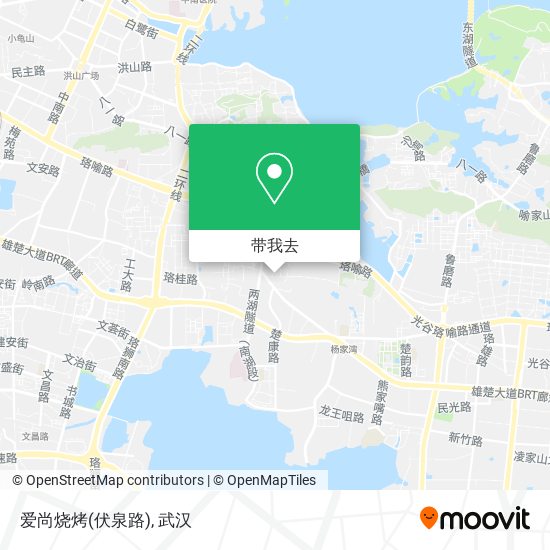 爱尚烧烤(伏泉路)地图