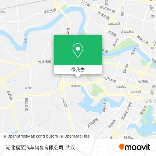 湖北福至汽车销售有限公司地图