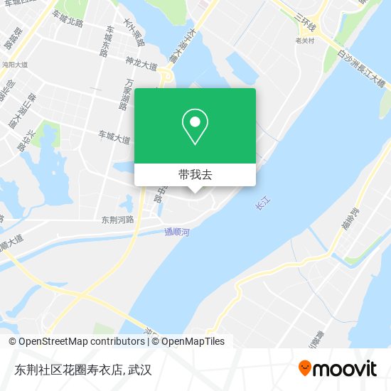 东荆社区花圈寿衣店地图