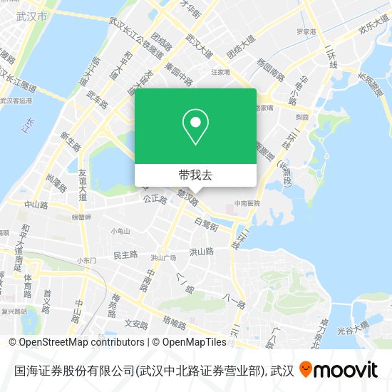 国海证券股份有限公司(武汉中北路证券营业部)地图