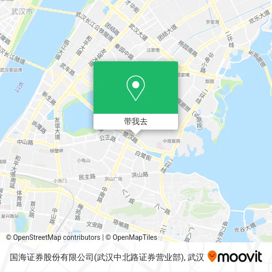 国海证券股份有限公司(武汉中北路证券营业部)地图