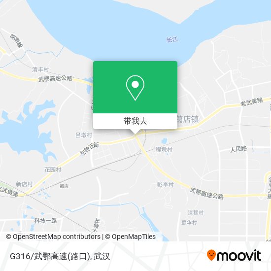 G316/武鄂高速(路口)地图