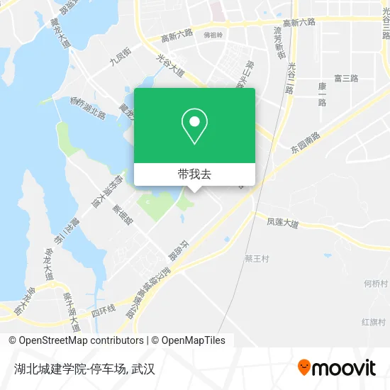 湖北城建学院-停车场地图