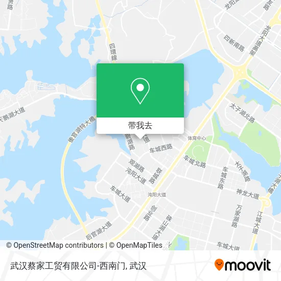 武汉蔡家工贸有限公司-西南门地图