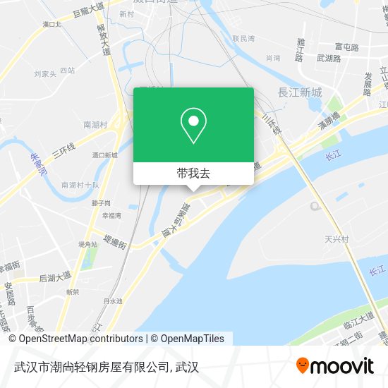 武汉市潮尙轻钢房屋有限公司地图