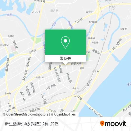 新生活摩尔城柠檬墅-2栋地图
