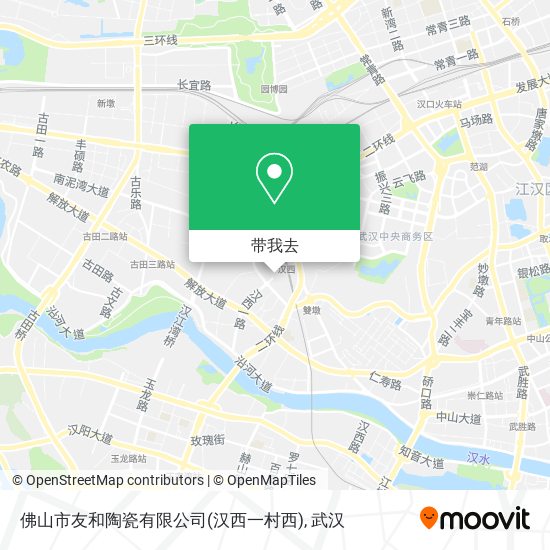 佛山市友和陶瓷有限公司(汉西一村西)地图