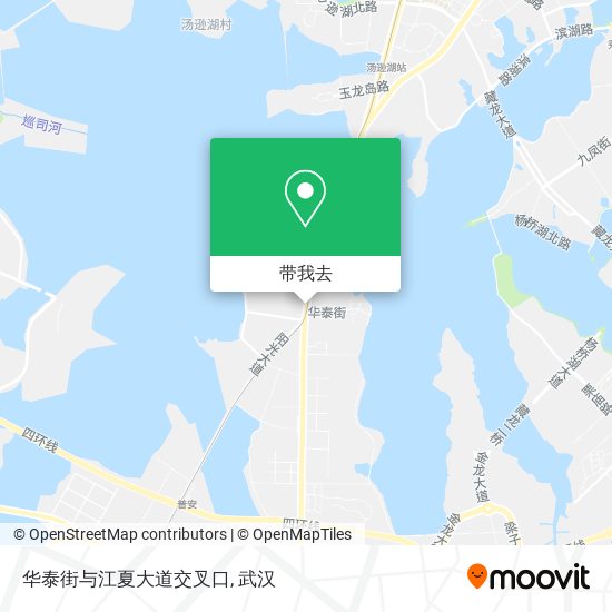 华泰街与江夏大道交叉口地图
