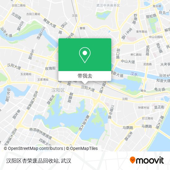 汉阳区杏荣废品回收站地图