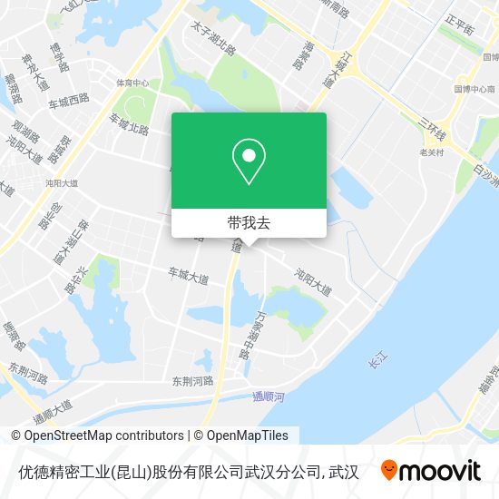 优德精密工业(昆山)股份有限公司武汉分公司地图