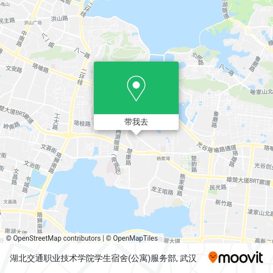湖北交通职业技术学院学生宿舍(公寓)服务部地图