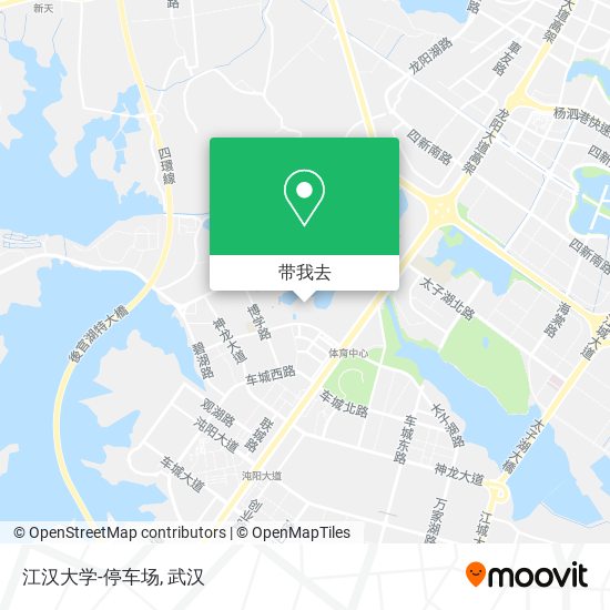 江汉大学-停车场地图