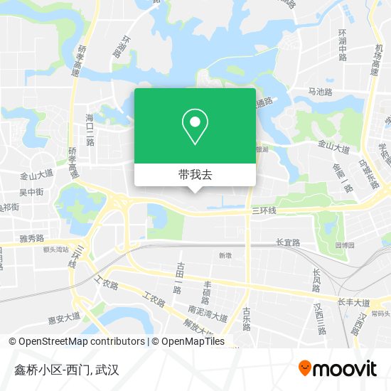 鑫桥小区-西门地图