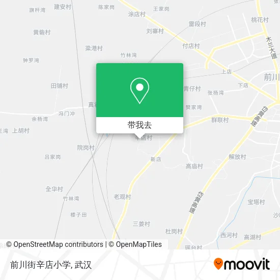 前川街辛店小学地图
