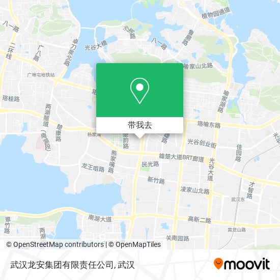 武汉龙安集团有限责任公司地图