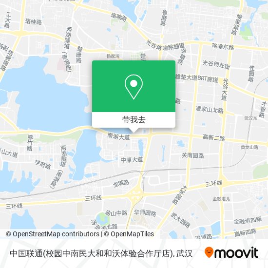中国联通(校园中南民大和和沃体验合作厅店)地图