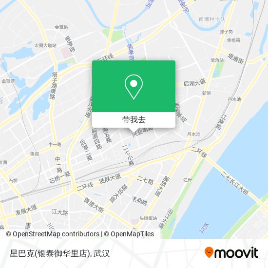 星巴克(银泰御华里店)地图