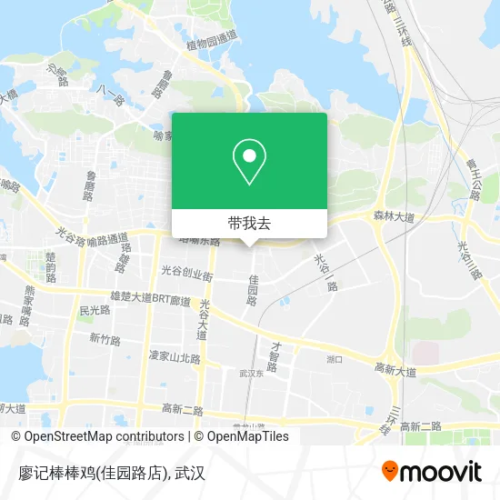 廖记棒棒鸡(佳园路店)地图