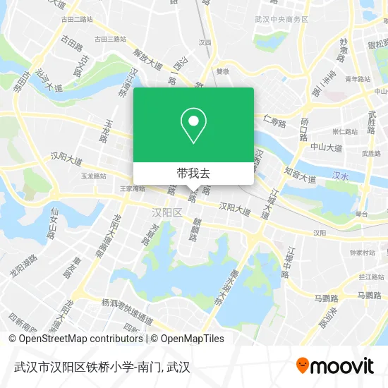 武汉市汉阳区铁桥小学-南门地图