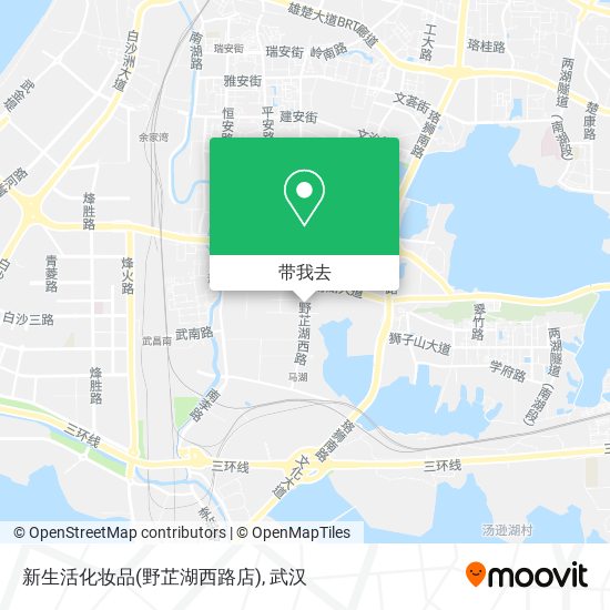 新生活化妆品(野芷湖西路店)地图