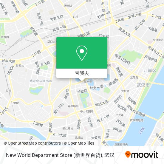 New World Department Store (新世界百货)地图