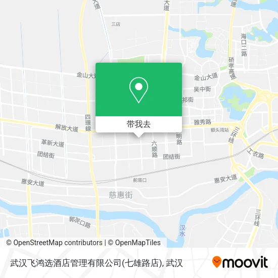 武汉飞鸿选酒店管理有限公司(七雄路店)地图