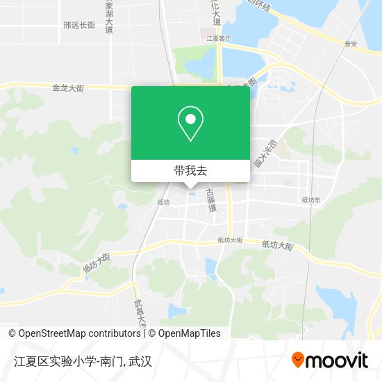 江夏区实验小学-南门地图