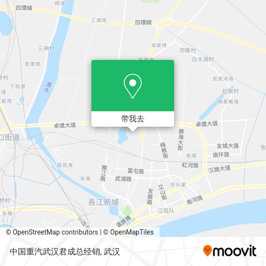 中国重汽武汉君成总经销地图