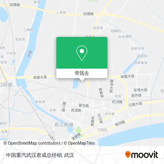 中国重汽武汉君成总经销地图