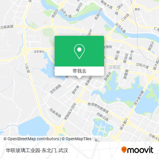 华联玻璃工业园-东北门地图