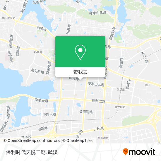 保利时代天悦二期地图