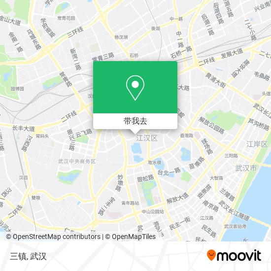三镇地图