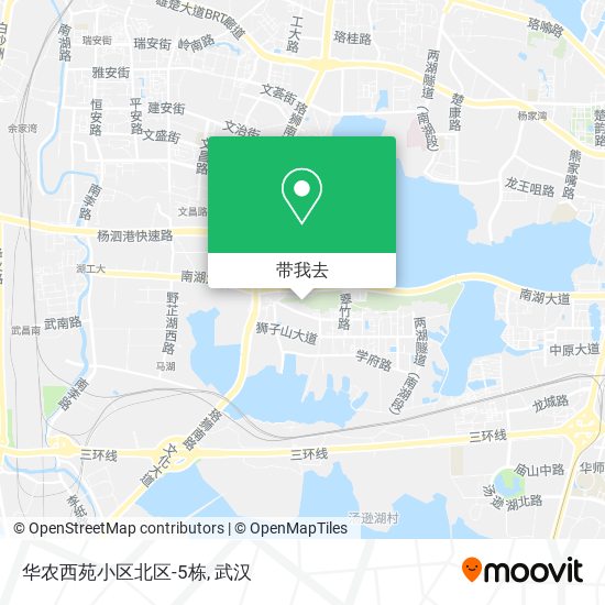 华农西苑小区北区-5栋地图